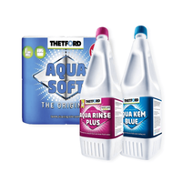Zestaw Thetford - Aqua Kem Blue 2l + Aqua Rinse Plus 1,5l + Aqua Soft 4 rolki