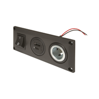 Listwa z przyciskiem ON OF USB C i gniazdem 12V Pro Car