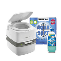 Zestaw Thetford - Aqua Kem Blue 0,78l + Toaleta XGL + Aqua Soft 6 rolek