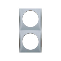 Ramka podwójna Berker chrom