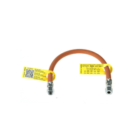 Wąż gazowy GOK 1/4 LH-UEM x RVS 8 45 cm 