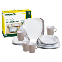 Zestaw obiadowy Brunner Khadi Melamine Set 16 szt. 