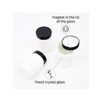 Zestaw pojemników na przyprawy z magnesem Silwy biały