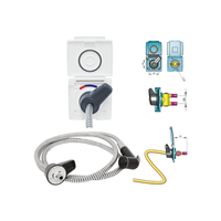 Zewnętrzne przyłącze prysznica 2m Lilie