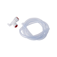 Złącze kątowe Truma JG 12 mm z wężem czerwone