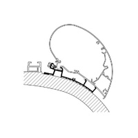 Adapter markizy Thule Omnistor 6/9 Carthago 