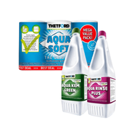 Zestaw Thetford - Aqua Kem Green 1,5l + Aqua Rinse Plus 1,5l + Aqua Soft 6 rolek