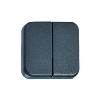 Włącznik podwójny czarny Fawo