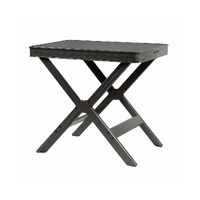 Składany taboret z blatem Westfield Avantgarde Dynamic & Top sunbrella grey