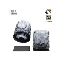 Komplet szklanek plastikowych z magnesem Silwy Tumbler Grey
