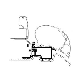 Adapter markizy Thule 6/9 Sprinter, Crafter 2006