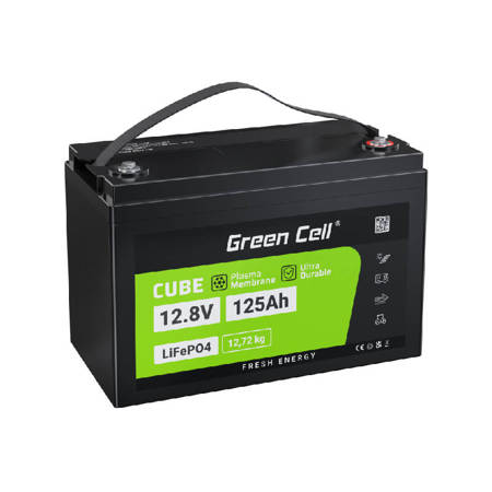 Akumulator LiFePO4 125Ah 12.8V 1600Wh Green Cell