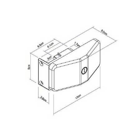 Blokada drzwi Thule Door Frame Lock 3 szt.