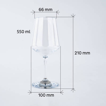 Lampki do wina z magnesem Silwy 550ml 2szt.