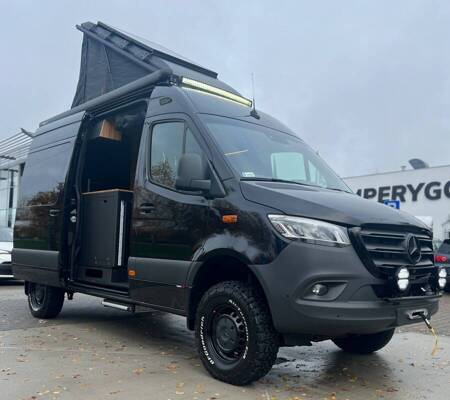 Otwierany dach T Kampervan Mercedes Sprinter W907