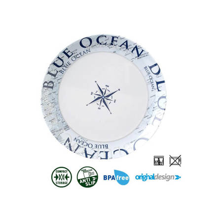 Zestaw obiadowy Brunner All Inclusive Blue Ocean 36+1 szt.